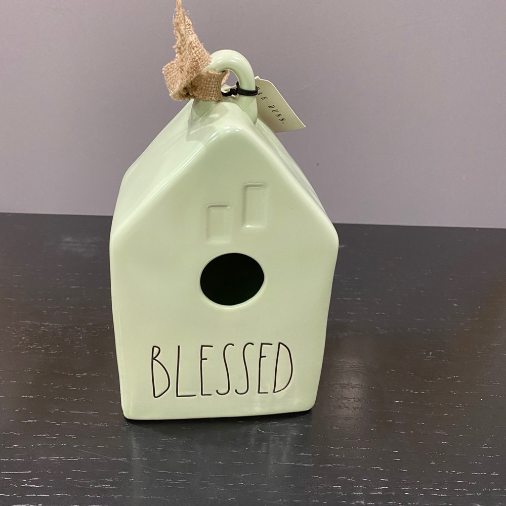 Rae Dunn birdhouse